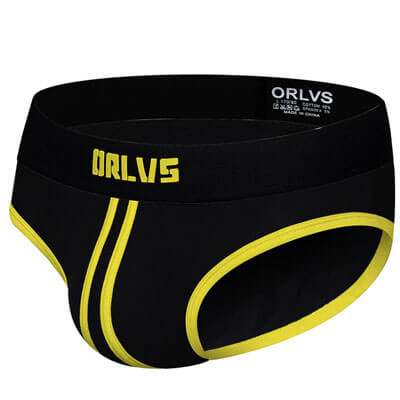 მამაკაცის თეთრეული ORLVS Mens Briefs Underwear Men Sexy Jockstrap Pouch Cuecas